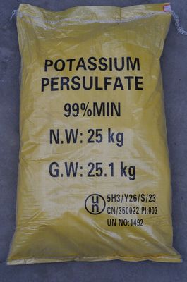 25kg/バッグ カリウムパルスルファート 化合物 溶液 白色 無色粉末 無臭